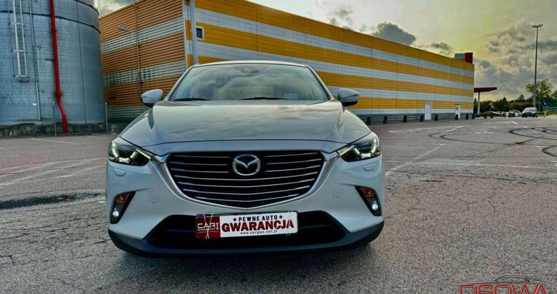 Mazda CX-3 cena 71777 przebieg: 119000, rok produkcji 2017 z Limanowa małe 781